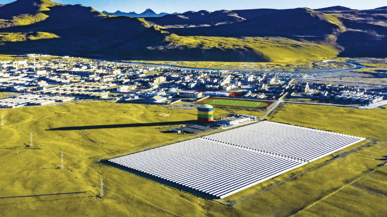 西藏仲巴县100%太阳能保证率跨季节蓄热清洁供暖项目