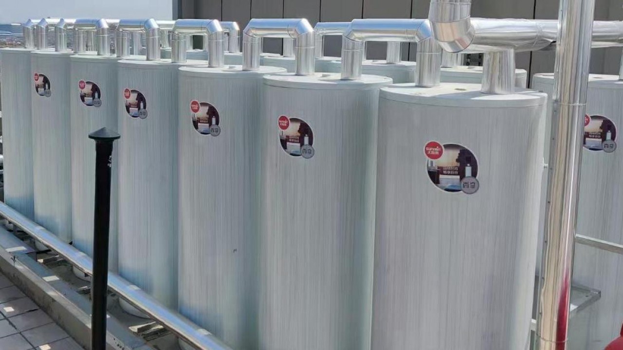 上海虹桥睿景酒店级联承压清洁热水项目