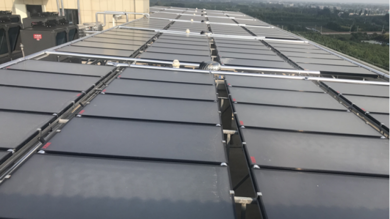 山东济南盛福社区光热集分清洁热水项目