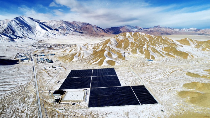 西藏阿里地区日土县大型太阳能集中供暖项目