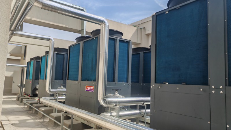 湖北武汉城建开元森泊度假乐园空气能清洁热水项目