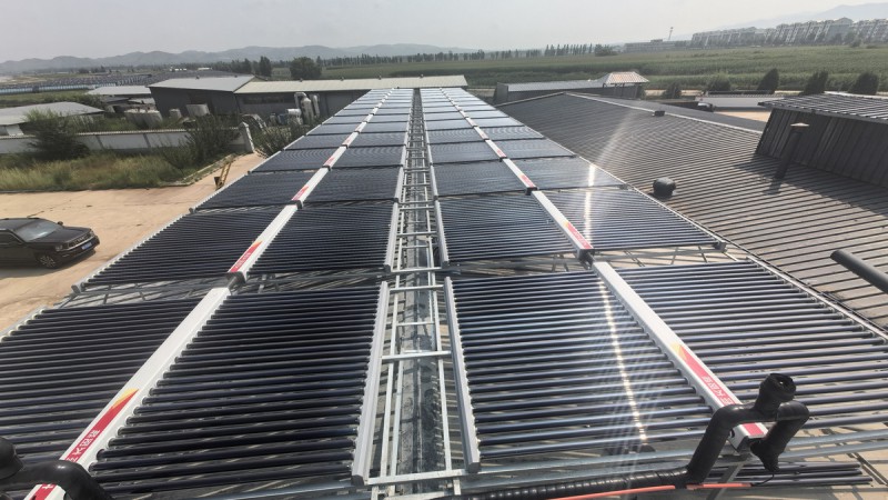 山西大同建宏屠宰厂太阳能热水改造项目