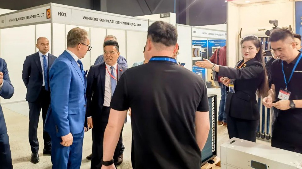 太阳雨空气能亮相2023中国（波兰）贸易博览会