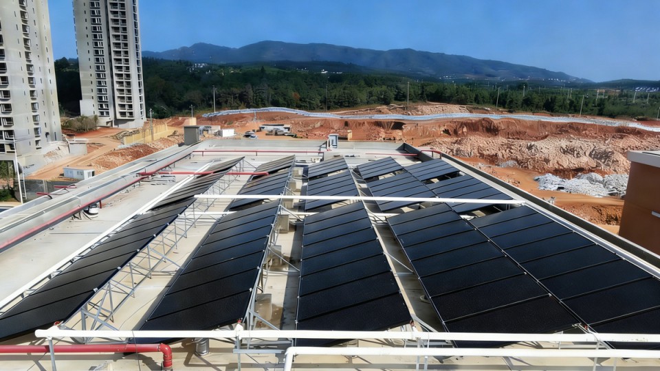 云南昆明招商依云国际社区清洁热水项目